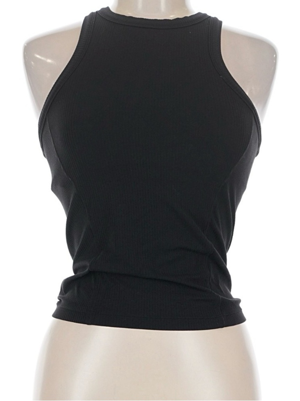 Lululemon Black Ribbed High-Neck top